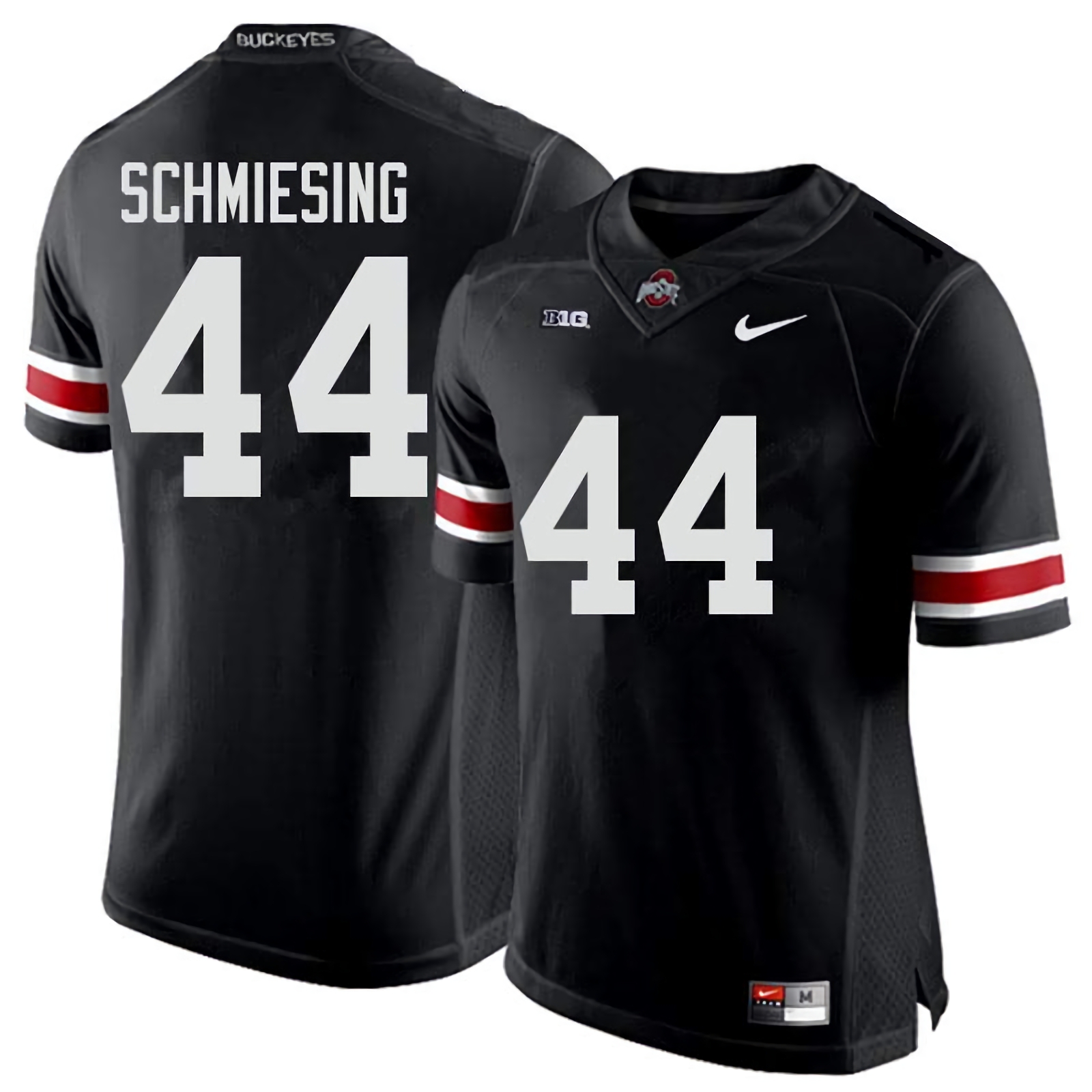Ben Schmiesing Ohio State Buckeyes Men's NCAA #44 Nike Black College Stitched Football Jersey BTU4756FJ